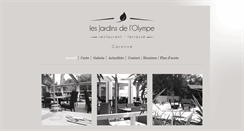 Desktop Screenshot of jardins-olympe.com